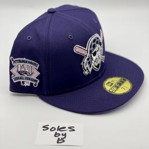 Hat Club Exclusive New Era 59Fifty Pittsburgh Pirates Patch Fitted Hat Sz 7 3/4